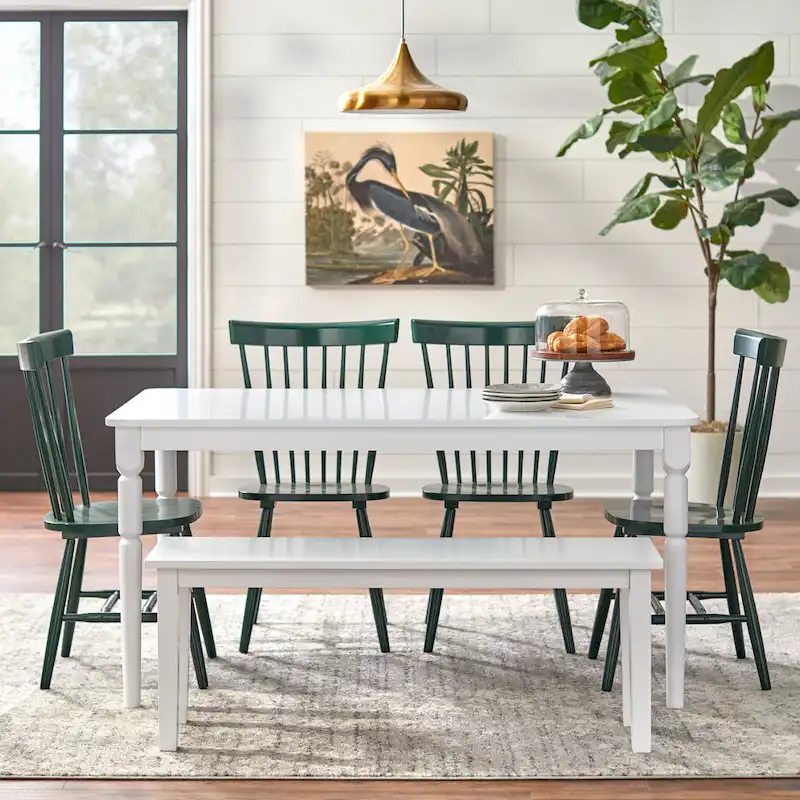 Simple Living Parma Dining Set with Dining Bench
