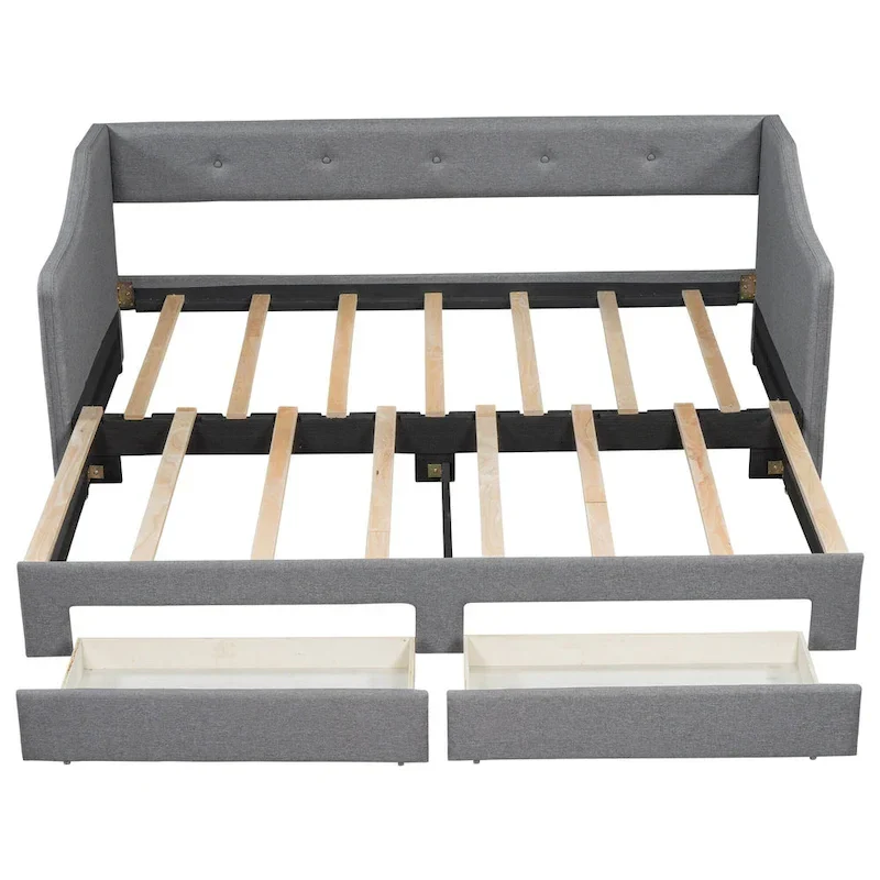 Twin XL to King Daybed with Drawers