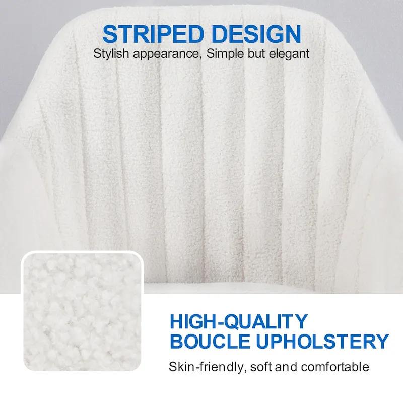 Height-Adjustable Swivel Office Chair