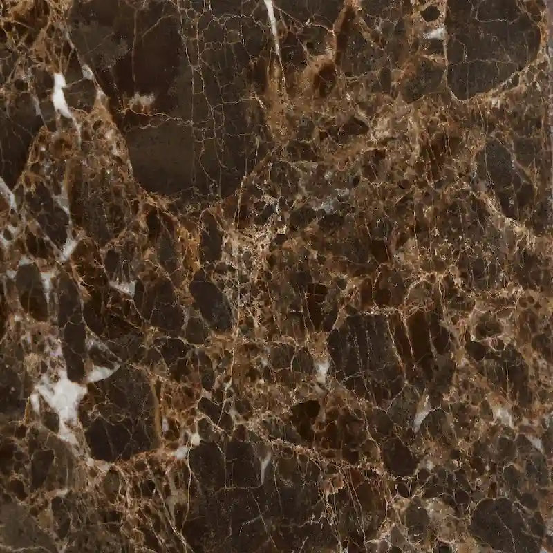 Marble Accent Table - Brown