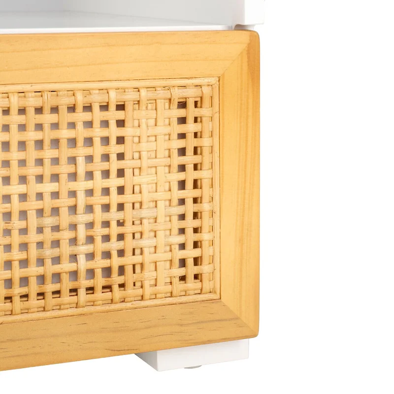 2-Drawer 1-Shelf Entertainment Media Stand, Fits Up To 55