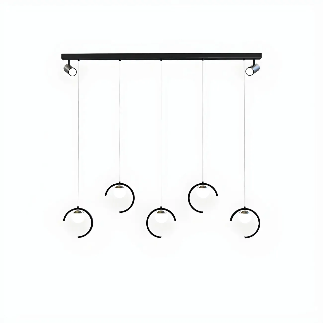 Modern Metal Geometric Kitchen Island Pendant Lights