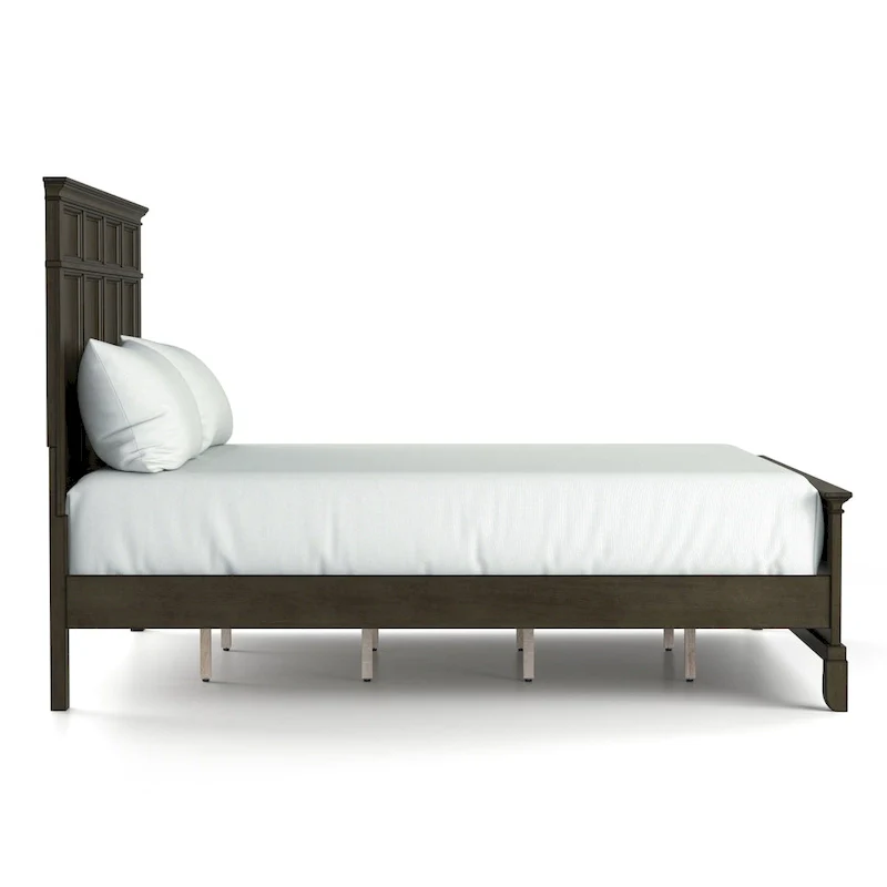 Furniture of America Evva Traditional Grey 5-Piece Panel Bedroom Set