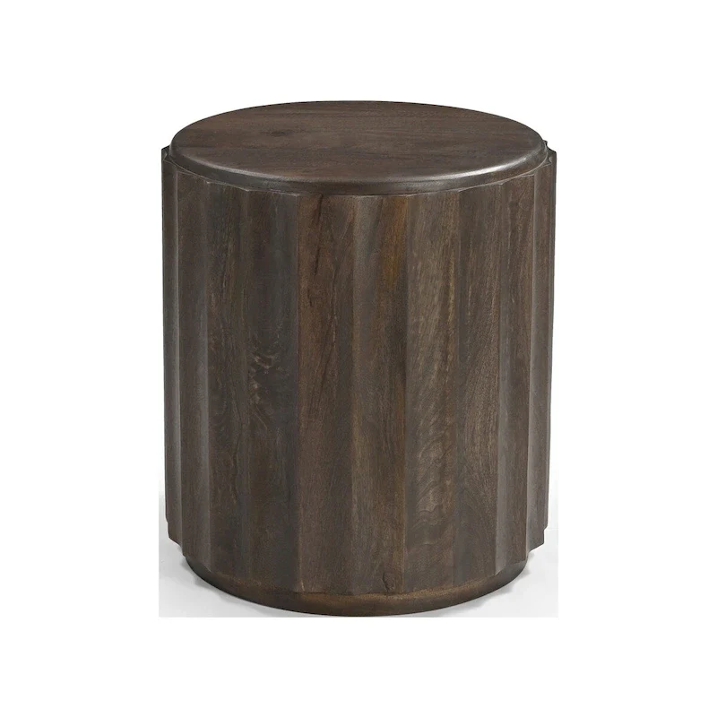 Sydney Round Solid Wood End Table