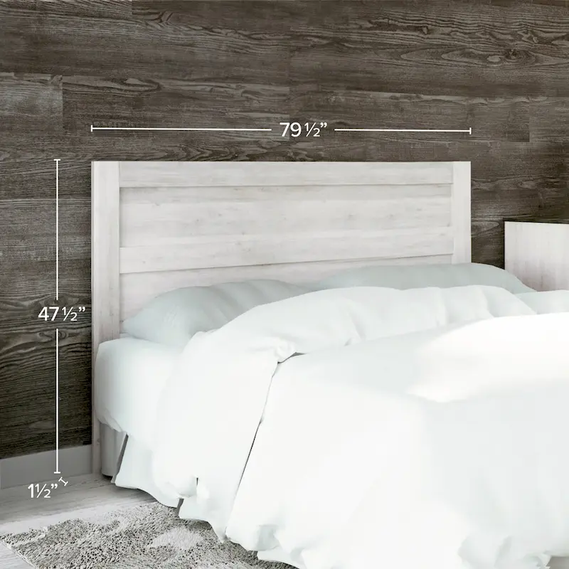 Prepac Rustic Ridge Farmhouse Headboard, Bedroom Furniture