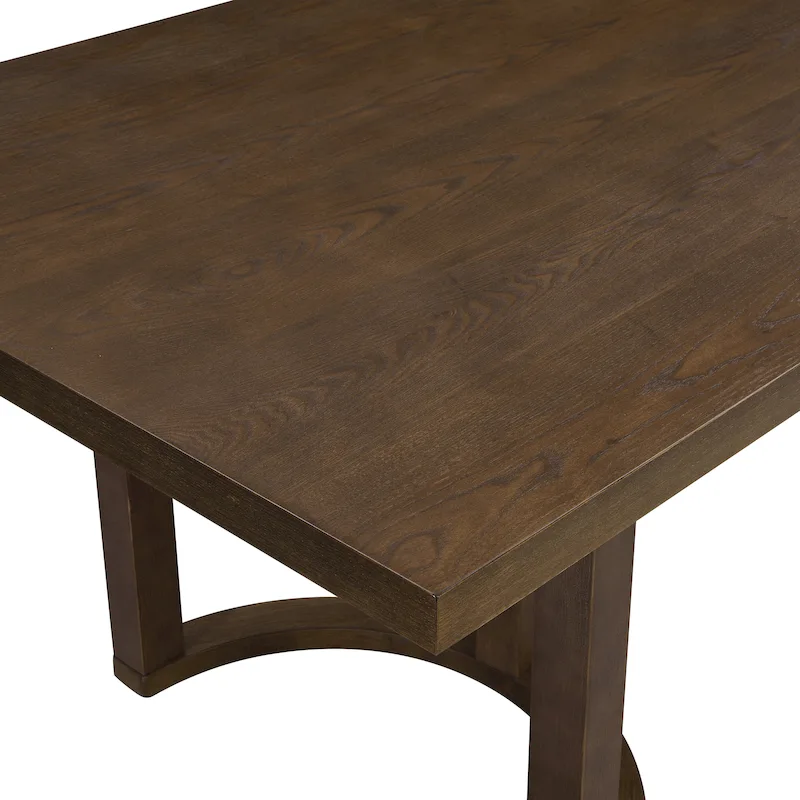 Kenneth Modern 95-Inch Dining Table with U-Shaped Trestle Base by Christopher Knight Home