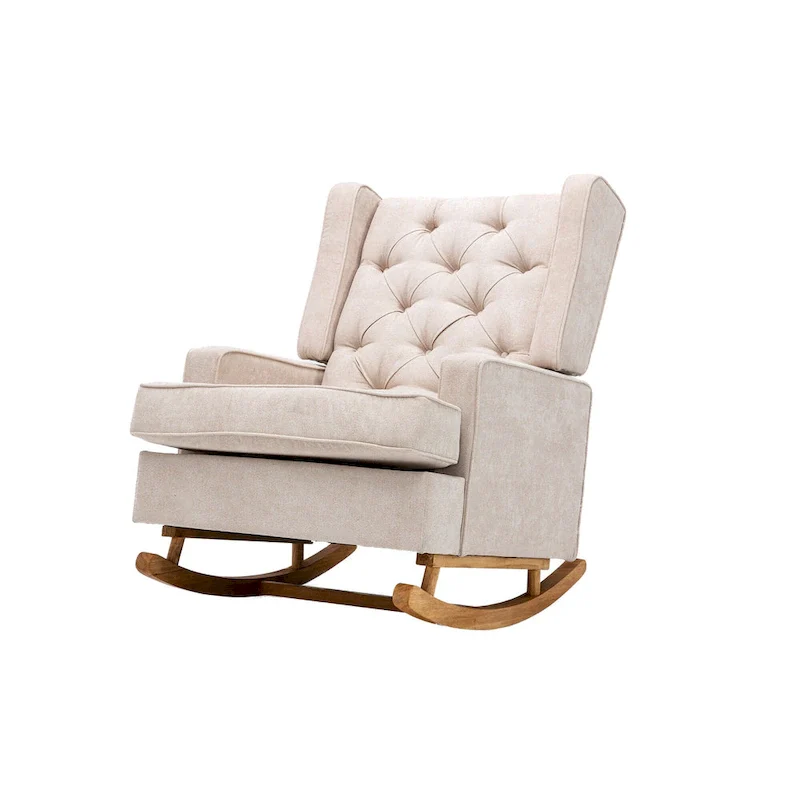 Modern 33.8 Tufted Rocking Chair