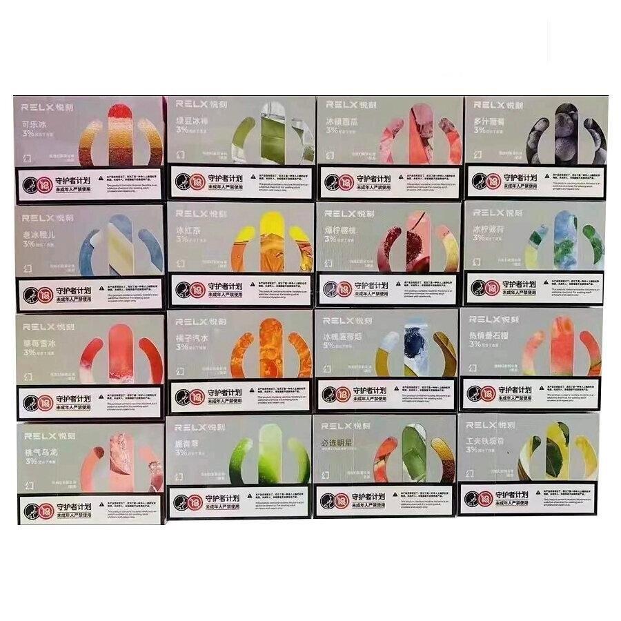 RELX Phantom Pod-3 pods packed