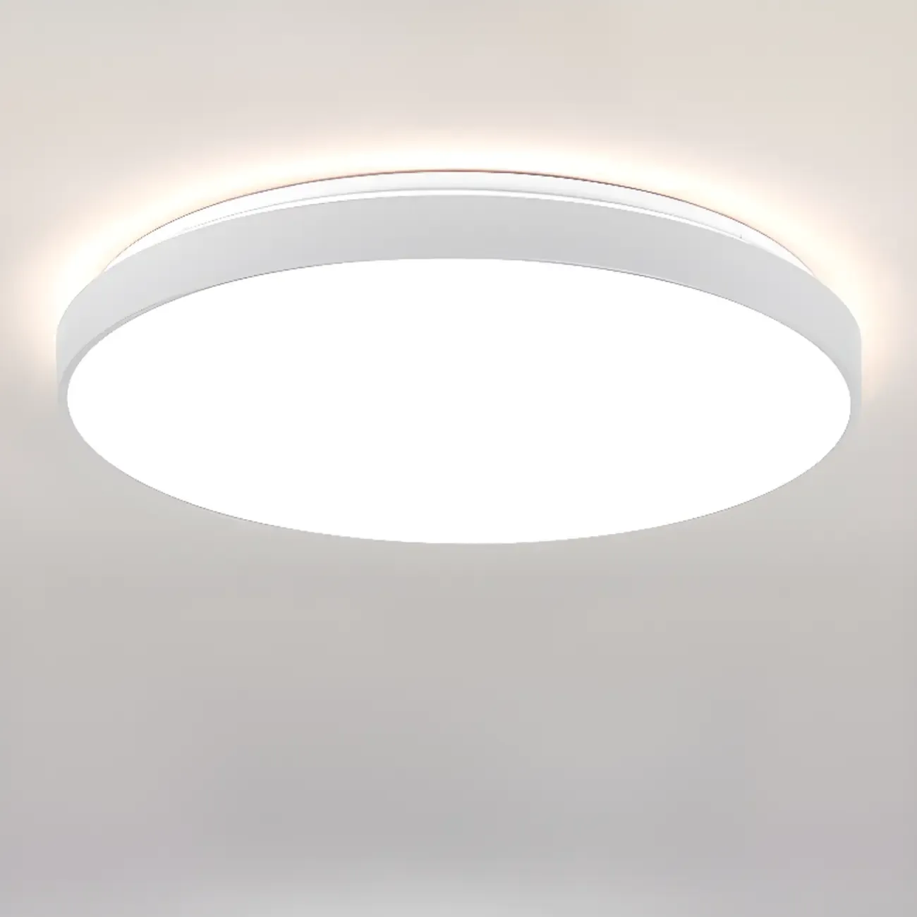 Stylish Circular Acrylic Flush Ceiling Light in Multi Dimming
