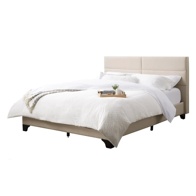 Bellevue Queen Rectangle Panel Upholstered Bed