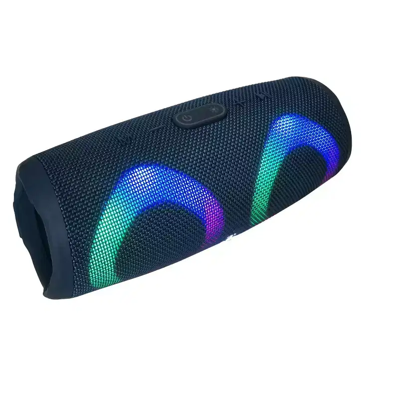 TOPTECH KL-5 Party Speaker with Dual 3 Woofers, Karaoke Mic, and Disco Lights