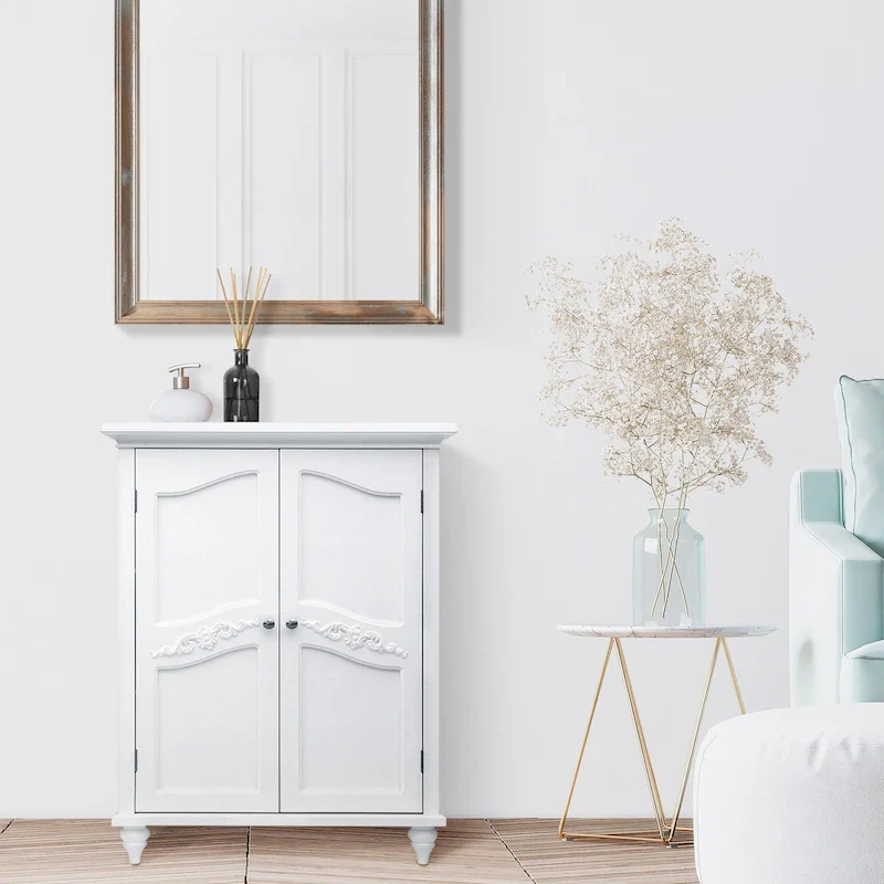 Versailles Freestanding Two-Door Floor Accent Cabinet