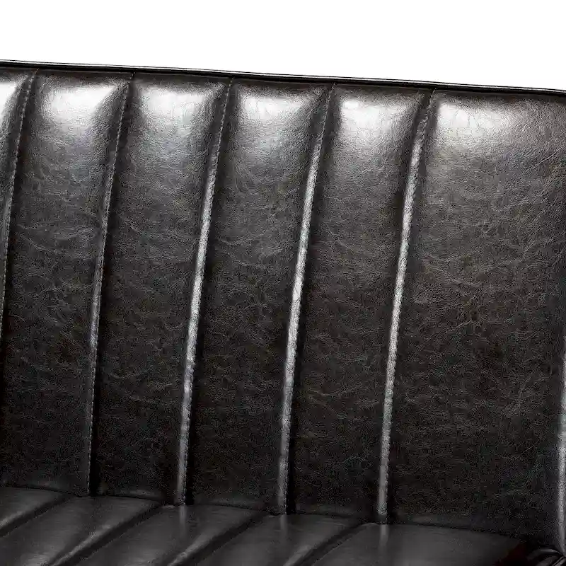 Daymond Mid-Century Modern 2-Piece Dining Nook Banquette Set