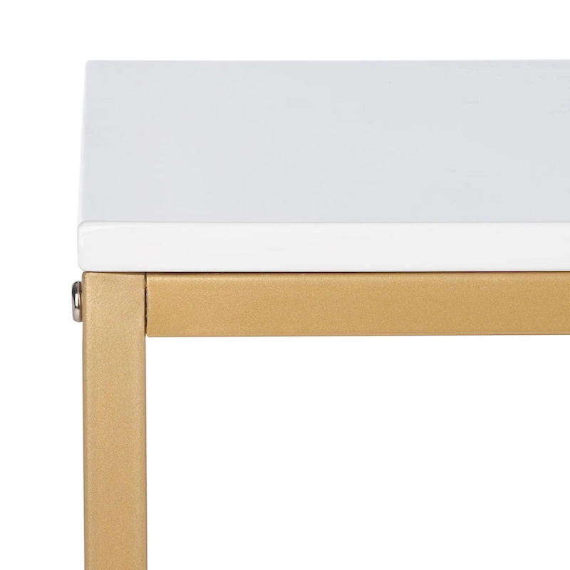 SAFAVIEH Aleen Glossy Wooden Desk