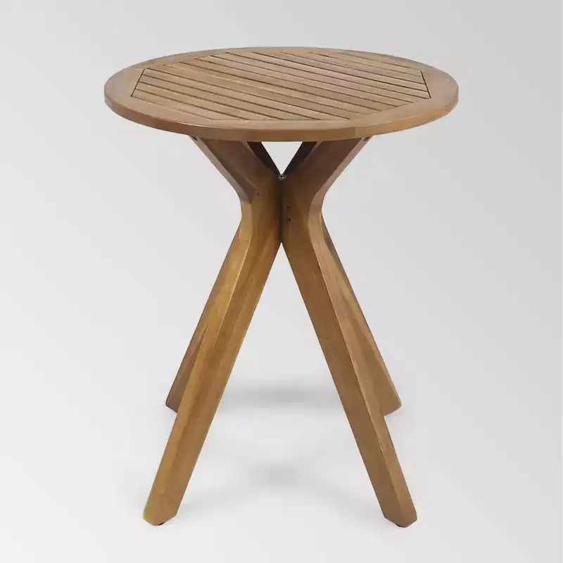 Casa 3pc Acacia X Leg Bistro Dining - Christopher Knight