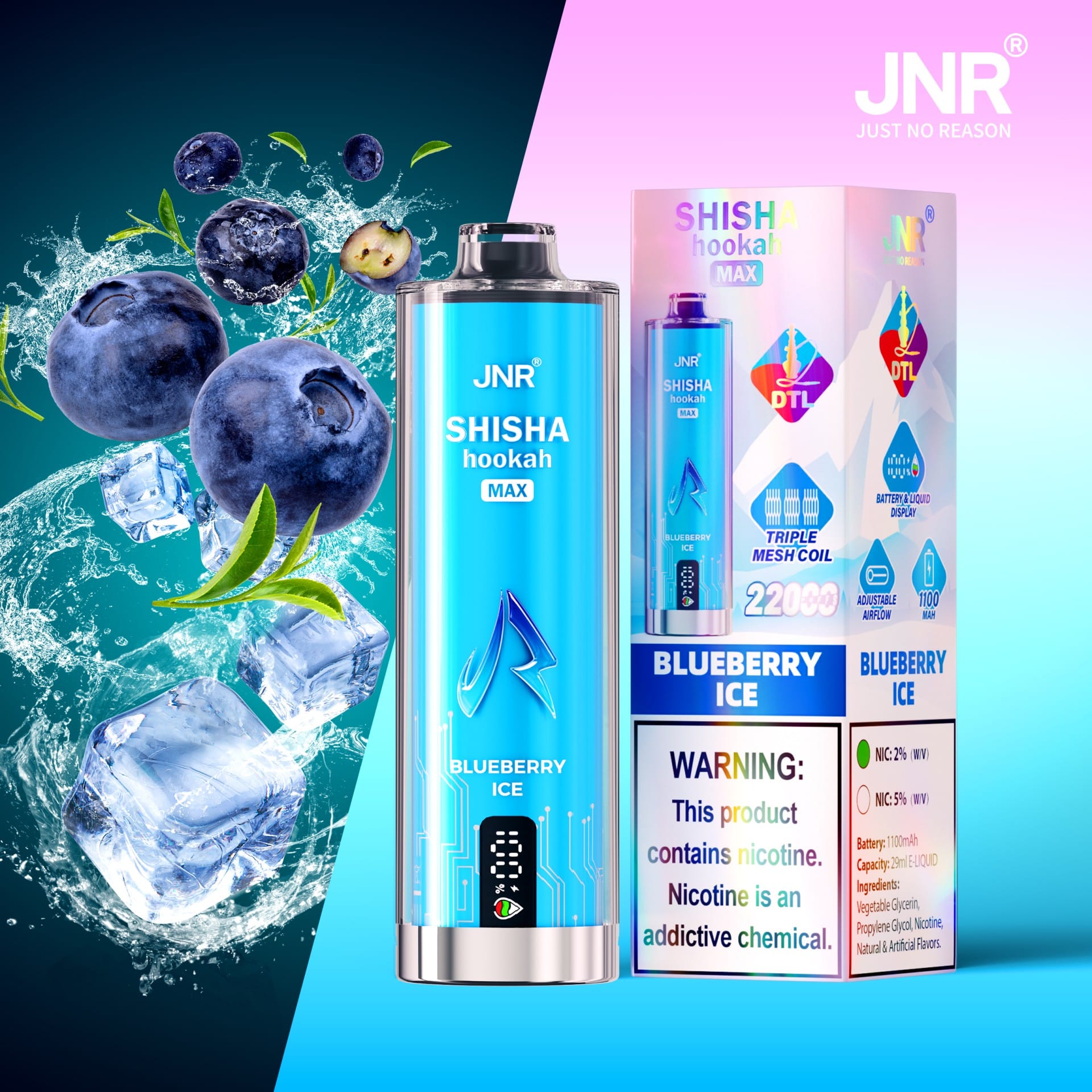 JNR SHISHA MAX 22000