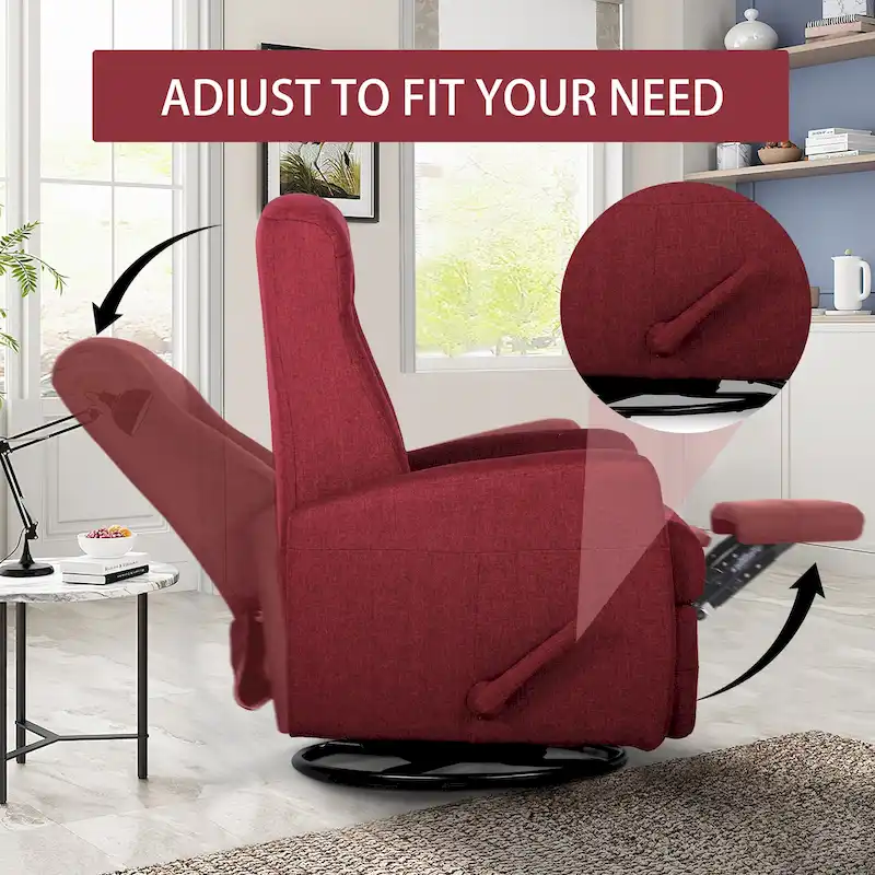 Glider Recliner Rocker Recliner Swivel Recliner Chair Accent Chair