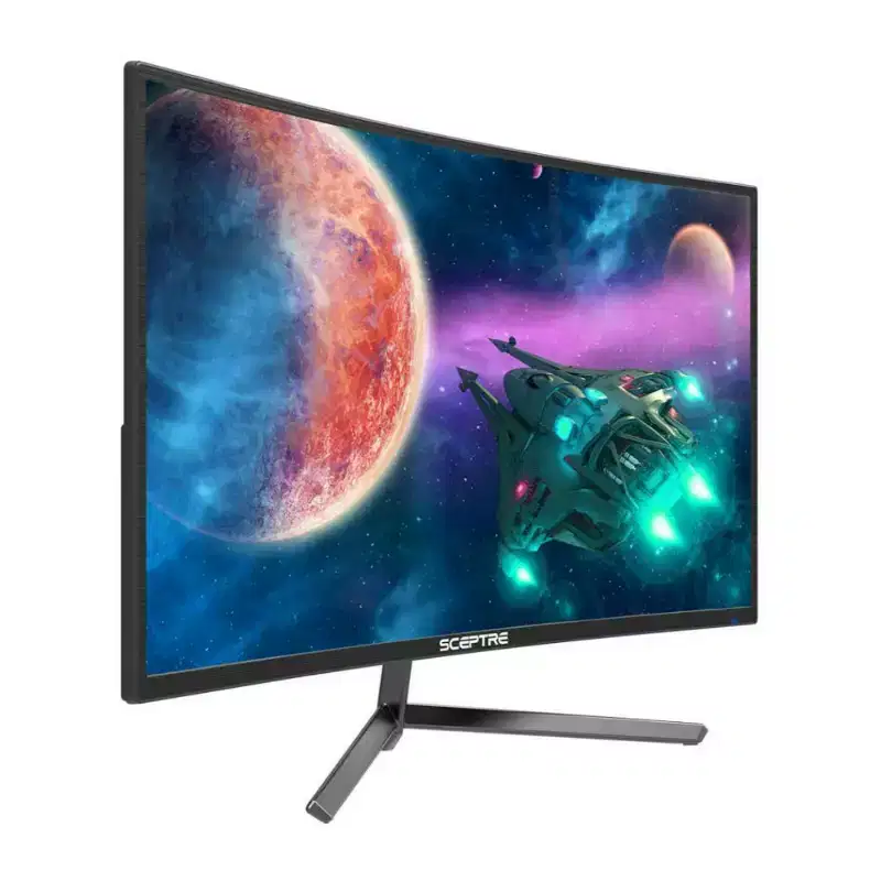 Sceptre C248B FWT168 24 Inch AMD FreeSync Premium Curved Black Gaming Monitor