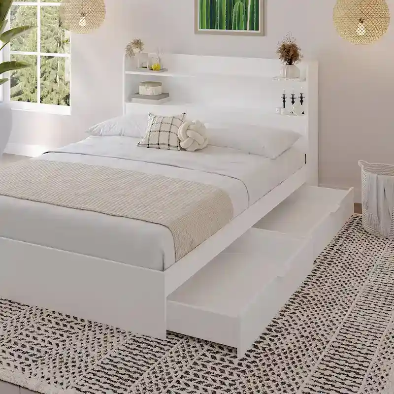 Hunter Platform Bed with Headboard
