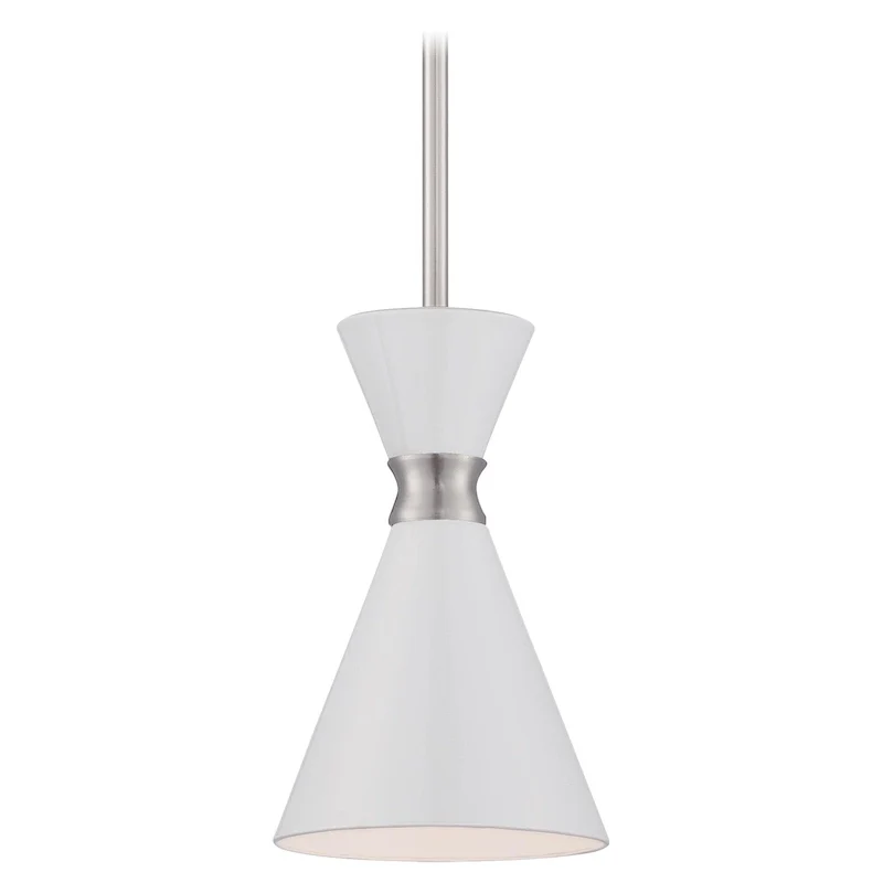 Kovacs Conic 5-1/2  Wide Single Light Mini Pendant with Glitter Gloss