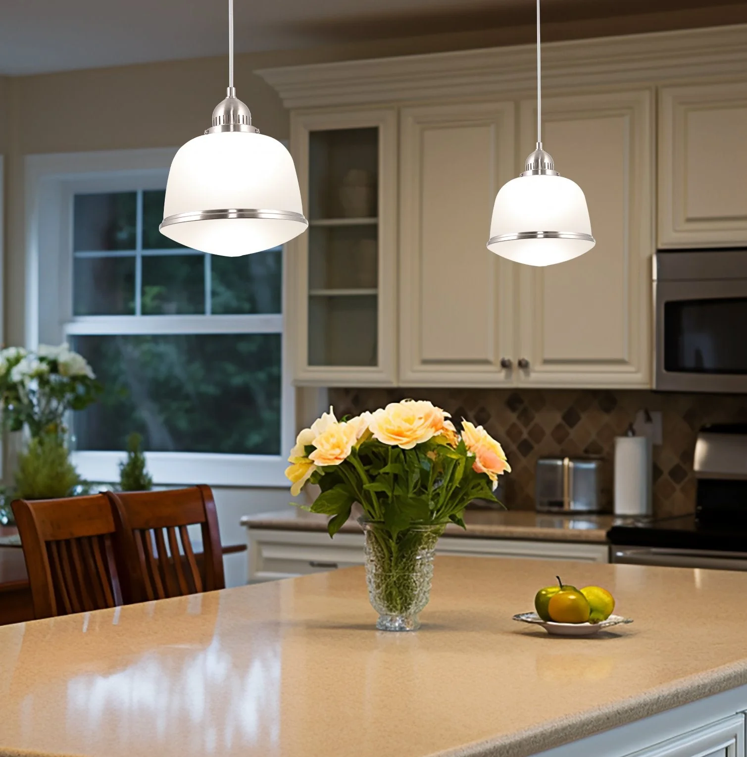 Alina 12 White Pendant Light