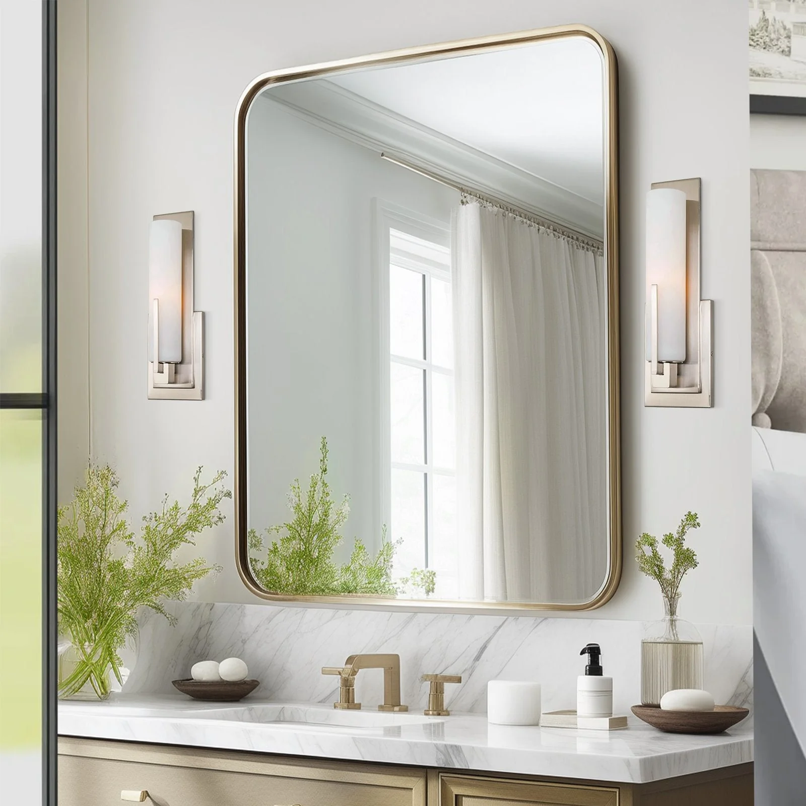 Faro 15 Modern Bathroom / Vanity Wall Sconce