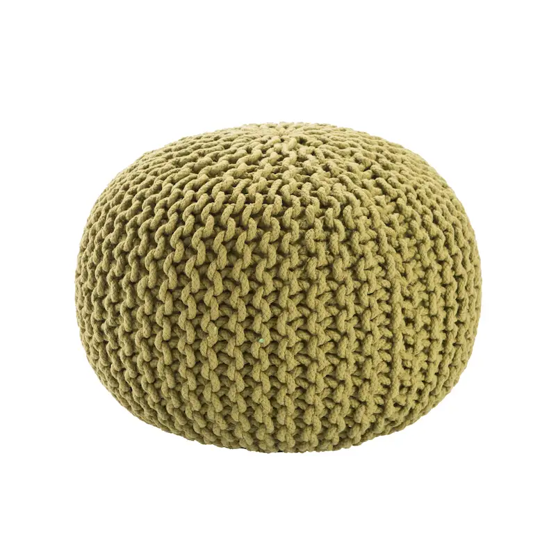Spectrum Pouf Textured Round Pouf
