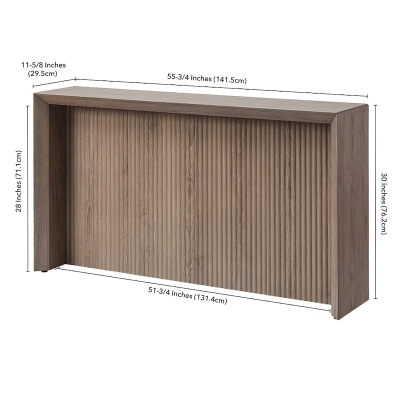 Piedmont 56 Wide Rectangular Console Table - 55.75 Wide