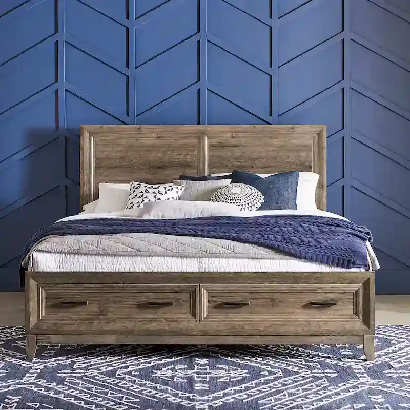 King Storage Bed