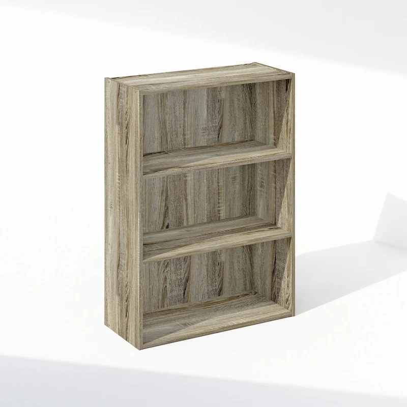 Furinno Simple Open Shelf, Bookcases, 3-Tier