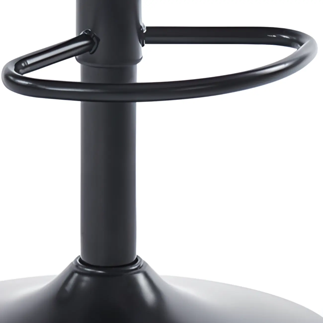 Chic Leather Tufted Swivel Adjustable Bar Stool