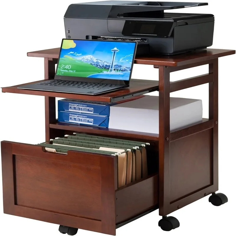 Piper Home Office, Walnut - 16 W x 13 D x 11 H