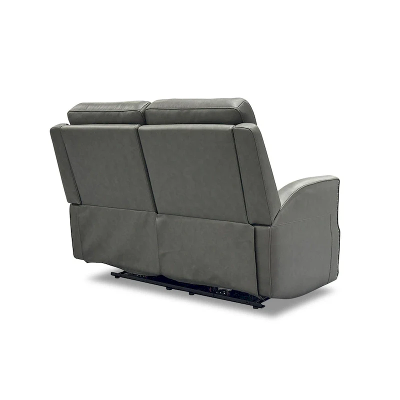 Maxwellton Cedar Power Reclining Loveseat with Power Headrests and Lumbar by Flexsteel - 56  x 42  x 39