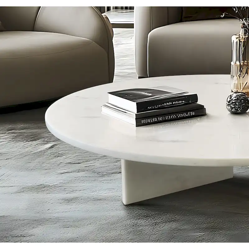 35.4  Natural Marble Stone Coffee Table