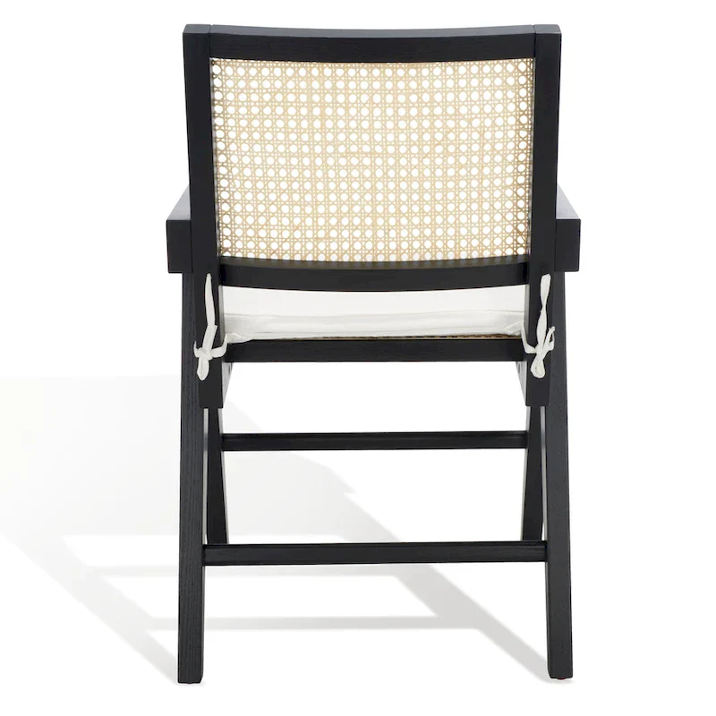 SAFAVIEH Couture Maiju Rattan Arm Chair - 21 In. W x 23 In. D x 34 In. H - 21Wx23Dx34H