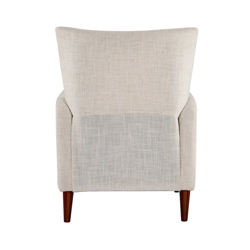 Modern Manual Recliner with Solid Wooden Legs