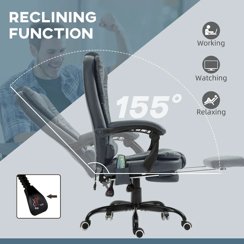 Massage Office Chair High Back Executive Recliner