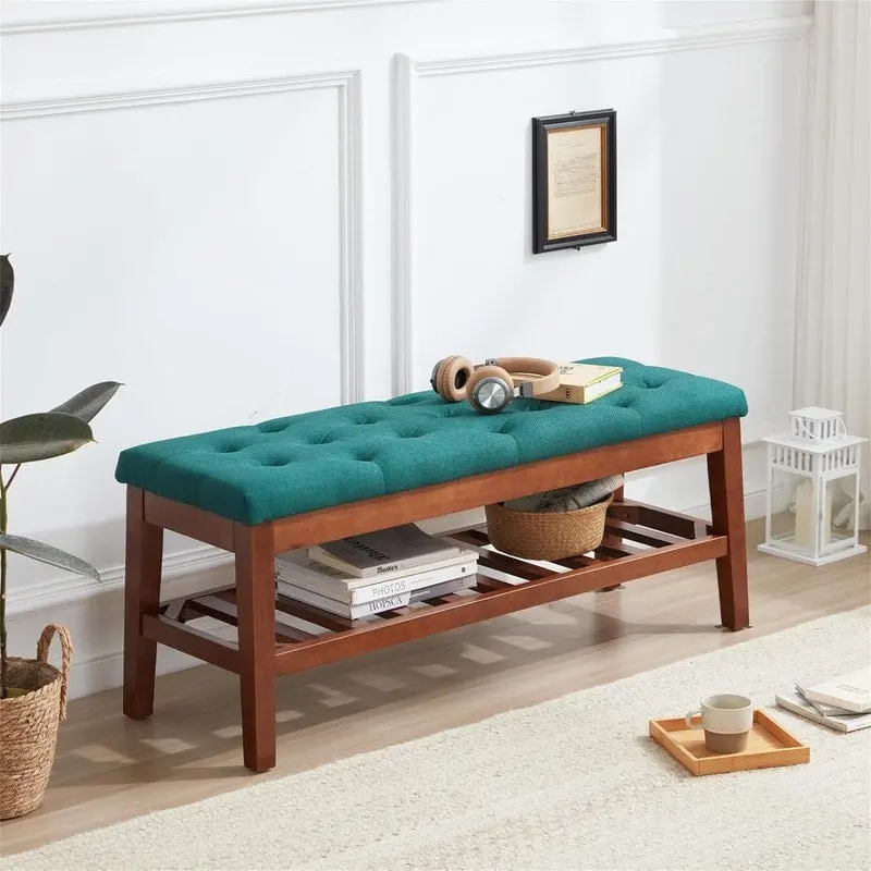 Shoe Bench Entryway - 43.3 D x 14 W x 18 H