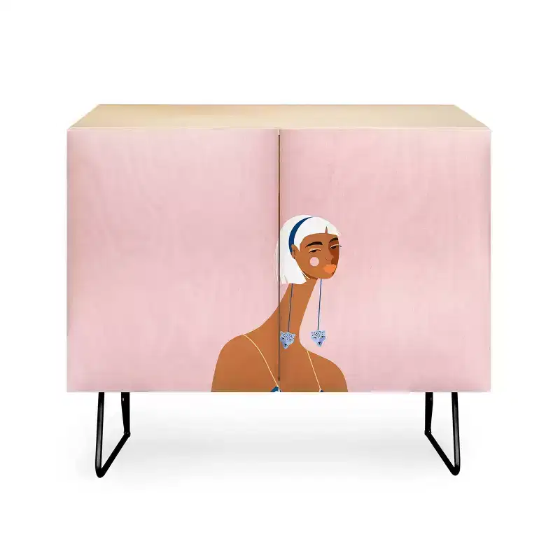Maritza Lisa Cheetah Earrings Credenza - Deny Designs