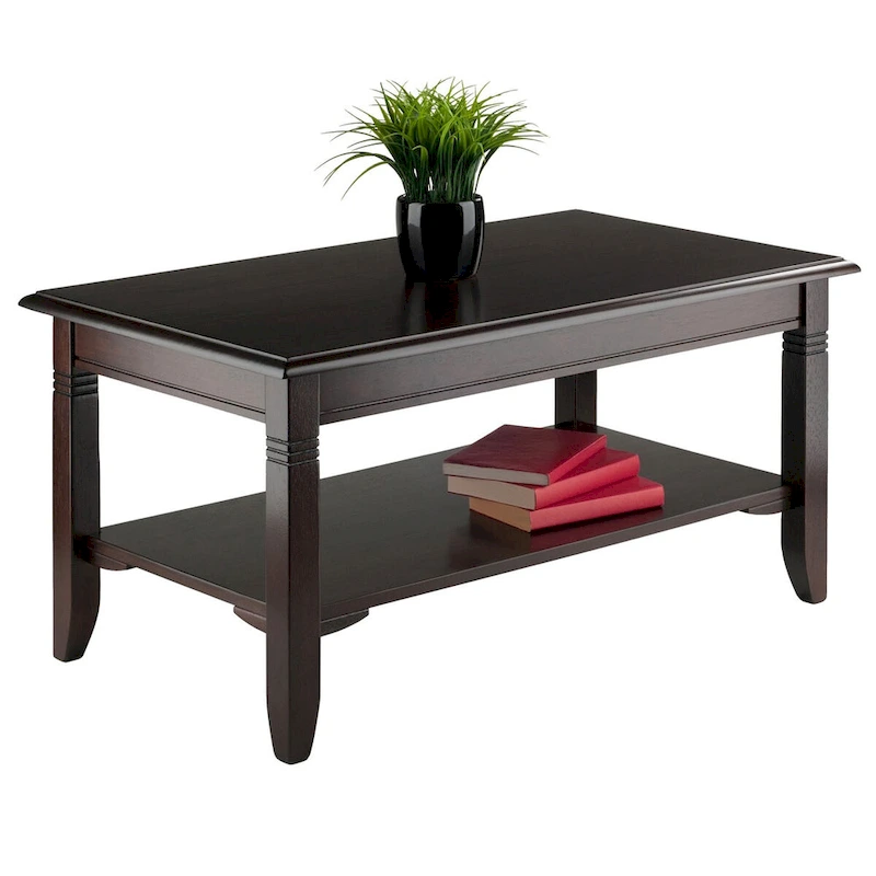 Nolan Coffee Table, Cappuccino - 37W x 21D x 18H
