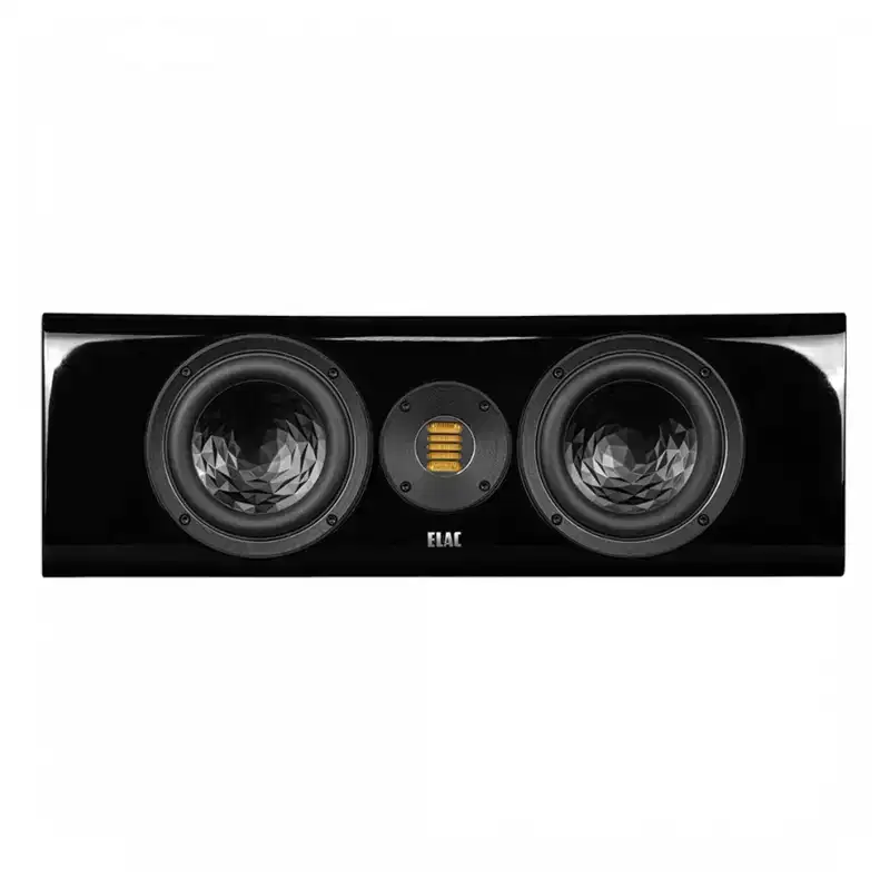 Elac VCC401.2-GB - 6 2.5-Way Center Speaker - Gloss Black, Sold Individually