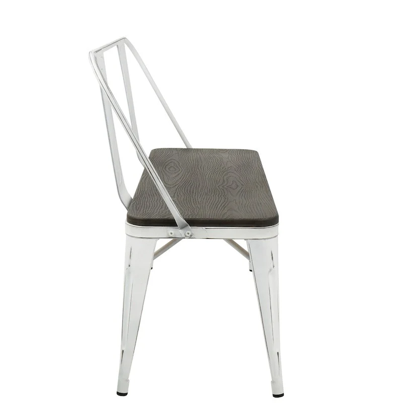 Carbon Loft Boyer Industrial Metal and Wood Dining/ Entryway Bench