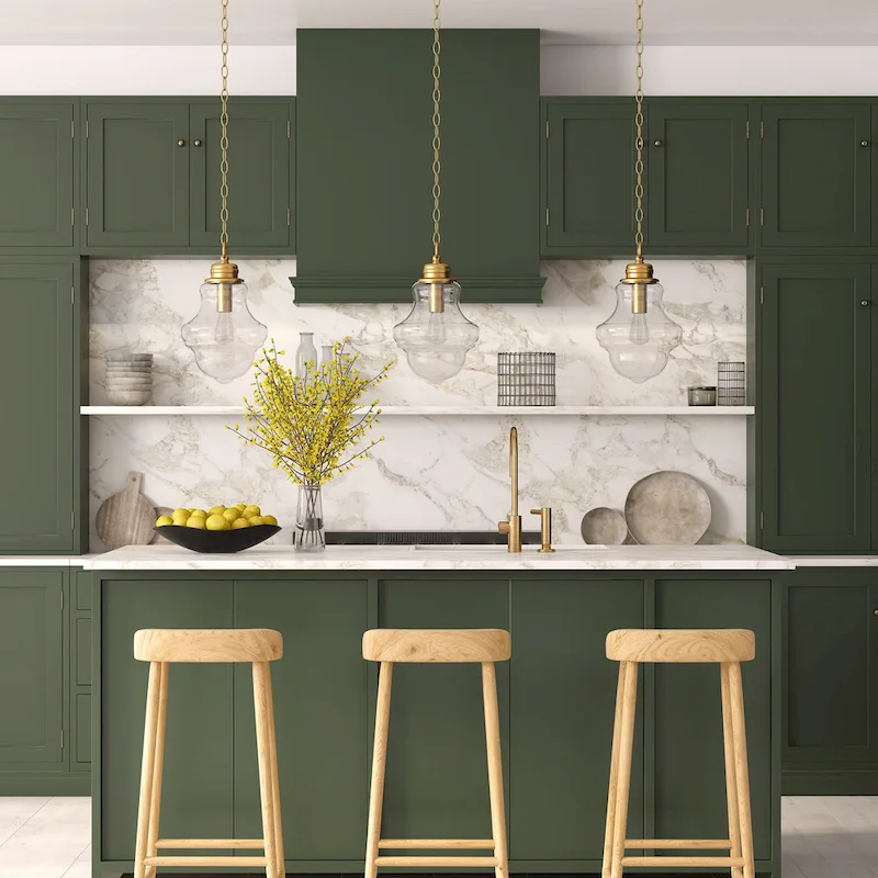 Annie Brass and Clear Glass Pendant - Brass/Clear