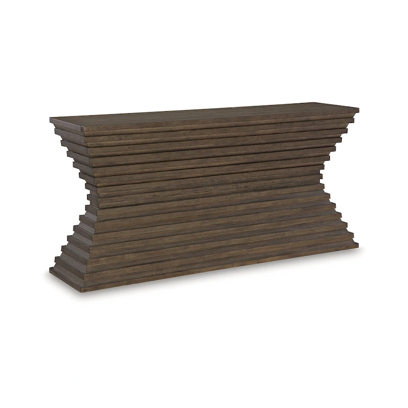 Signature Design by Ashley Hannodream Brown Sofa Table - 72  W x 18  D x 34.75  H