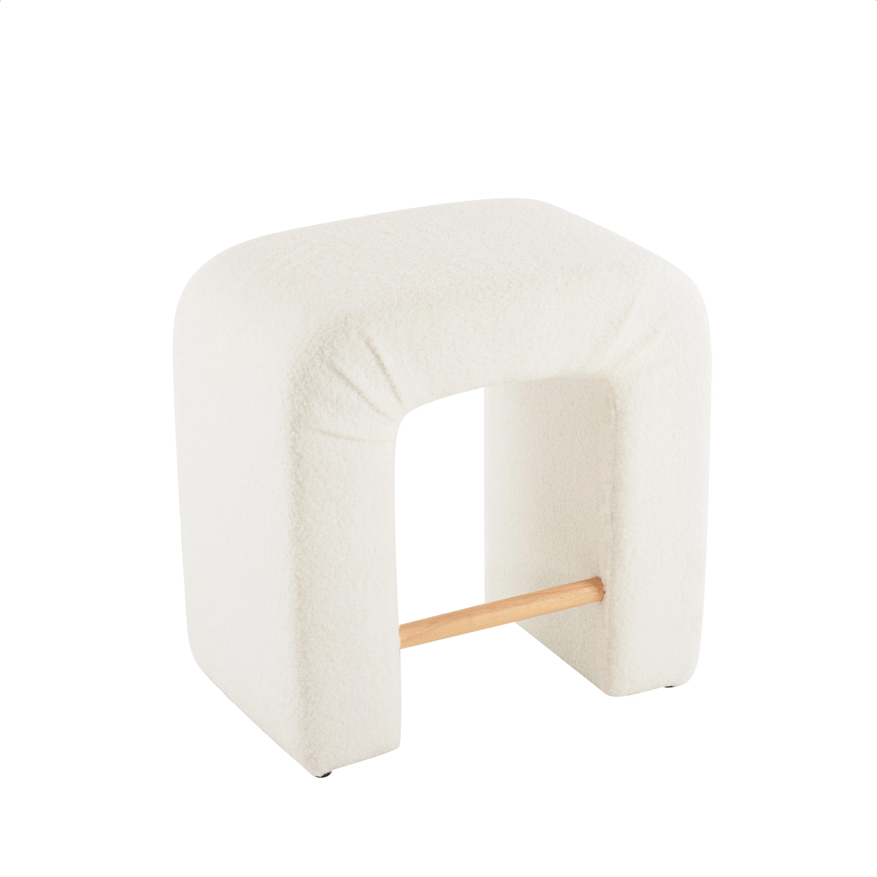 Set of 2 Modern Inverted U-Shape Bar Stools