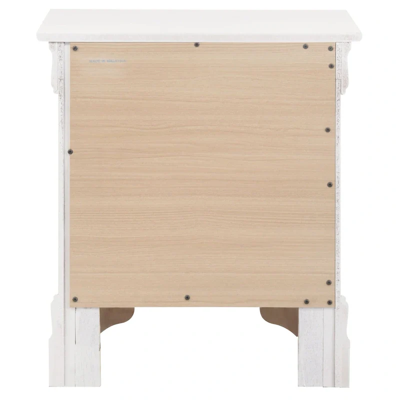 2-drawer Wooden Nightstand