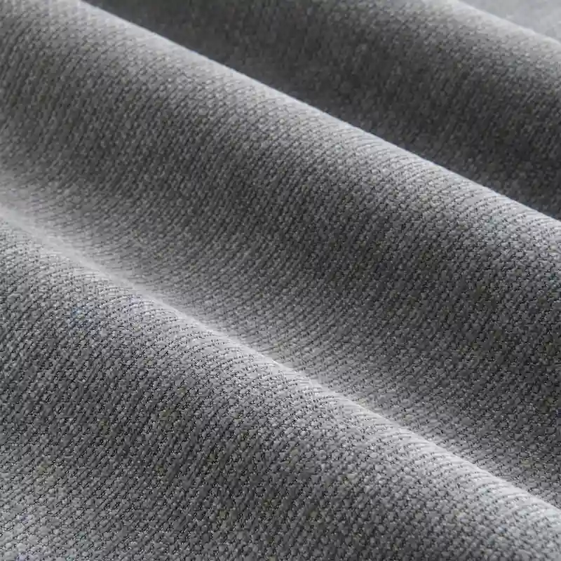 L Shaped Modular Sectional Chenille Sofa with Movable Ottoman