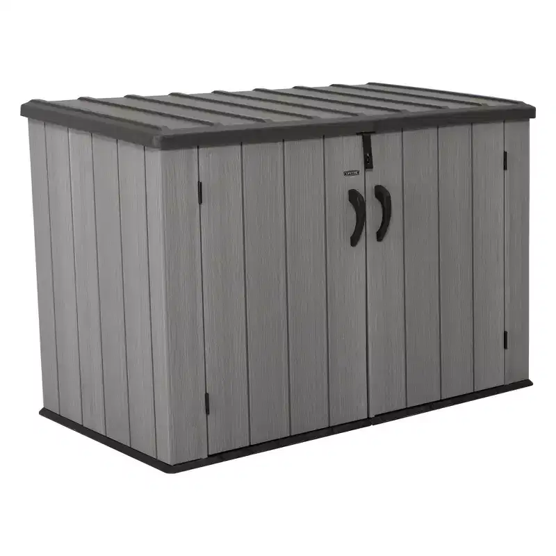 Lifetime Horizontal Storage Shed, Gray (60489)