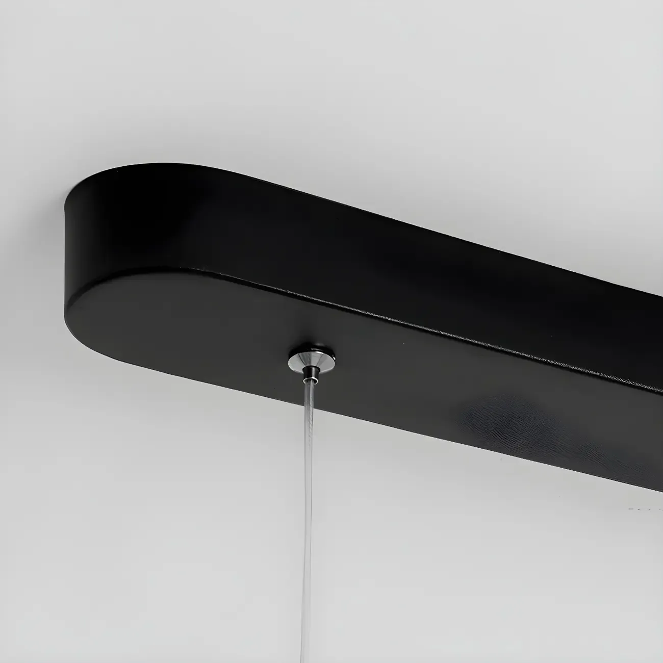 Modern Black Metal Acrylic 4-Light LED Dimming Pendant Light