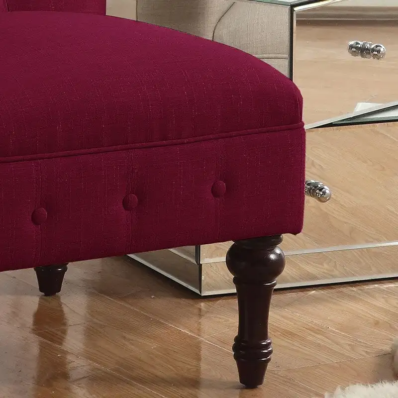 Rosevera LaGuardia Slipper Chair, Chesterfield, Armlesschair